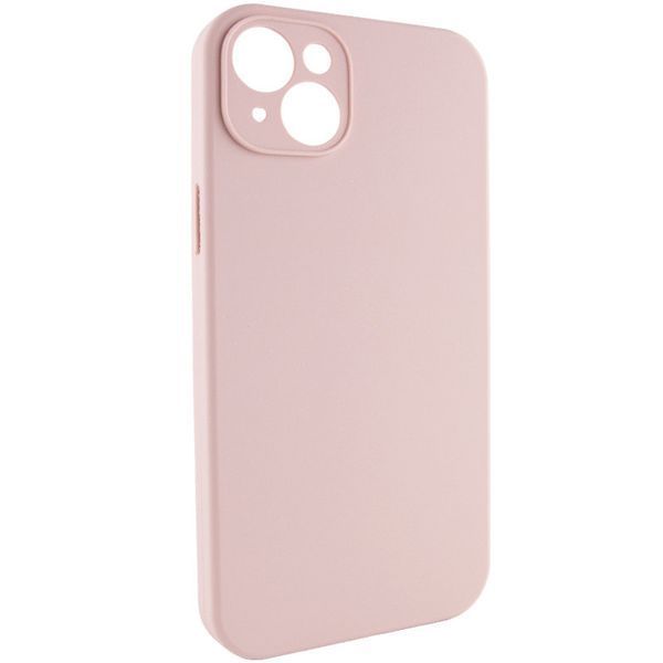 Чохол Silicone Case Full Camera Protective (AA) NO LOGO для Apple iPhone 13 (6.1") Рожевий / Pink Sand 288680 фото