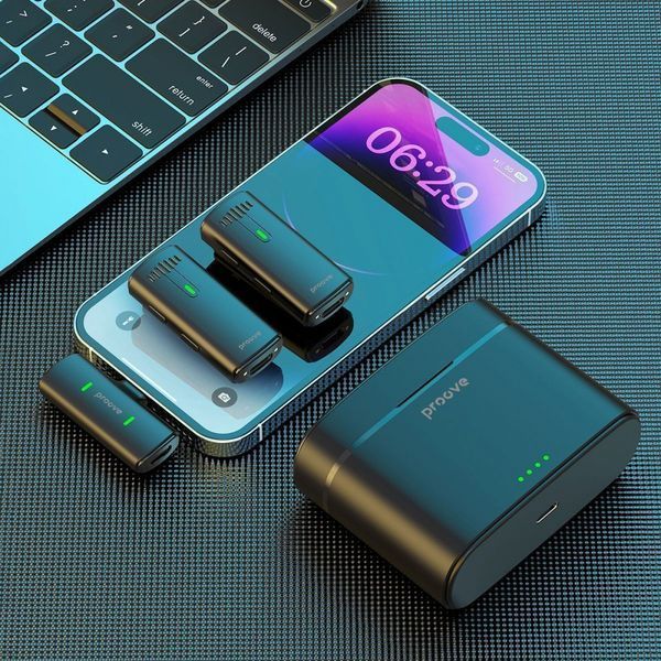 Бездротовий петличний мікрофон Proove Demo Lightning (PMDM00010102) Black 286763 фото