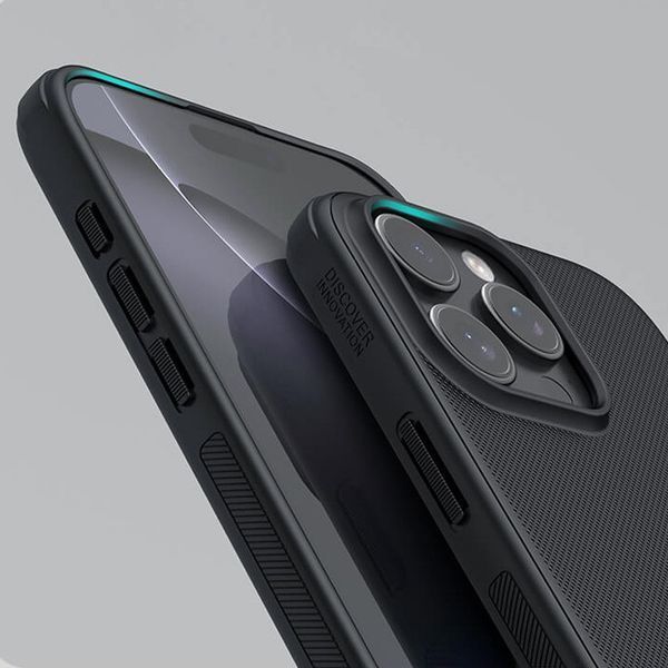 Чохол Nillkin Matte Pro для Apple iPhone 16 Pro (6.3") Чорний / Black 326110 фото