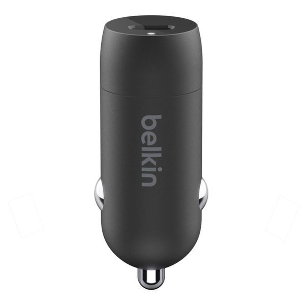 Зарядний пристрій автомобільний Belkin 30Вт USB-C PD PPS, кабель USB-C > USB-C, 1м, чорний (CCA004BT1MBK-B6) 373048 фото
