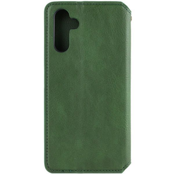 Шкіряний чохол книжка GETMAN Cubic (PU) для Samsung Galaxy A14 4G/5G Зелений 269047 фото