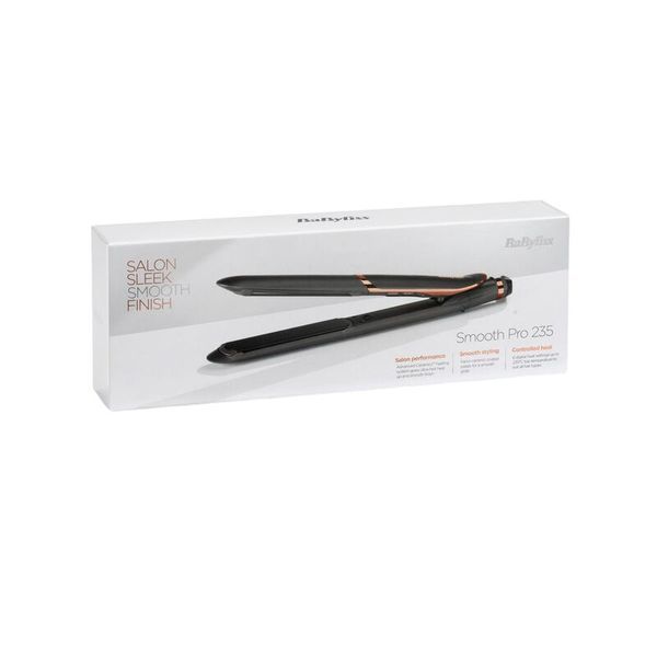Випрямляч Babyliss Smoth Pro, темп.режимів-6, 140-235&deg;C, термо килимок, іонізація, кераміка, чорний (ST394E) 372108 фото