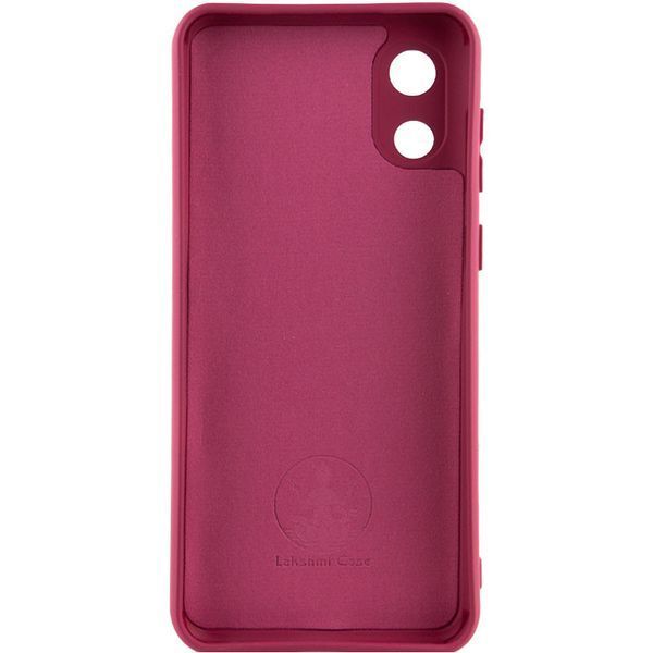 Чохол Silicone Cover Lakshmi Full Camera (A) для Samsung Galaxy A03 Core Бордовий / Marsala 248682 фото