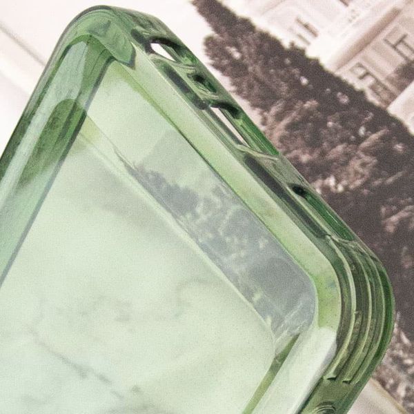 Чохол TPU Starfall Clear для Oppo A17 Зелений 272761 фото