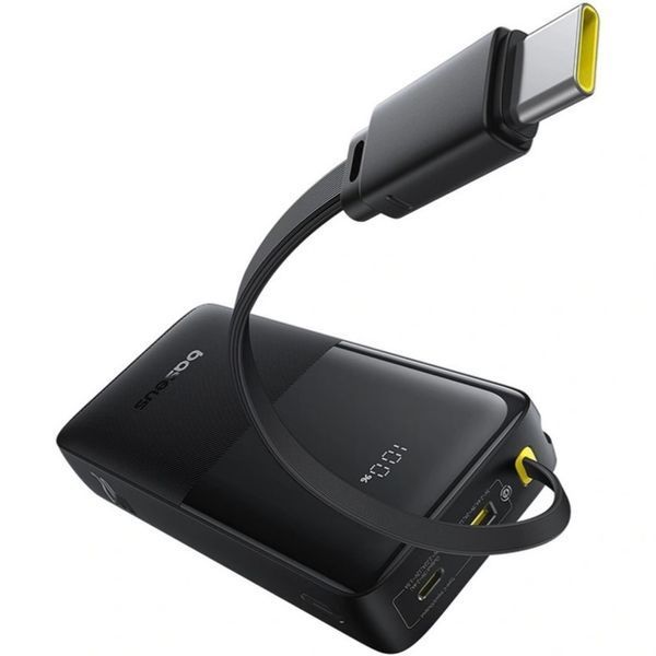 Портативна батарея Baseus 20000mAh 20W Bipow 2 Digital Display (P10077101113-01) Black 348739 фото