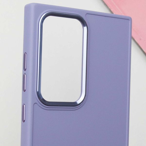 TPU чохол Bonbon Metal Style для Samsung Galaxy S24 Ultra Бузковий / Dasheen 284979 фото