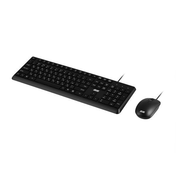 Комплект клавіатура та миша 2E MK405 USB-A, EN/UK, чорний (2E-MK405UBK_UA) 362763 фото