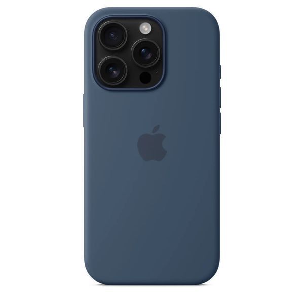 Чохол-накладка Apple iPhone 16 Pro Silicone Case with MagSafe - Denim (MYYK3) 322317 фото