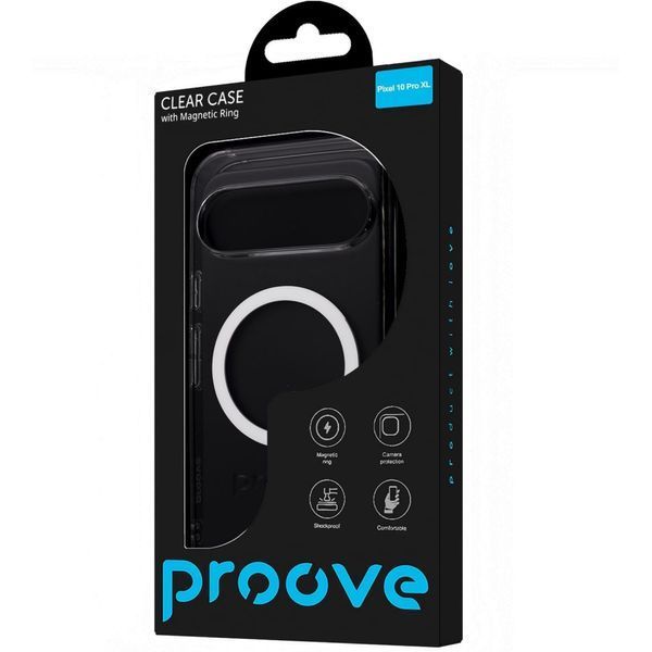 Чохол Proove Clear Case with Magnetic Ring Google Pixel 10 Pro XL transparent 389859 фото