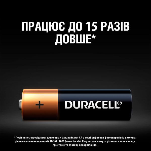 Батарейка DURACELL LR06 MN1500 1x2 шт. 306258 фото
