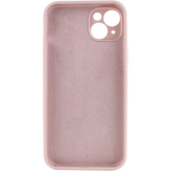 Чохол Silicone Case Full Camera Protective (AA) NO LOGO для Apple iPhone 13 (6.1") Рожевий / Pink Sand 288680 фото
