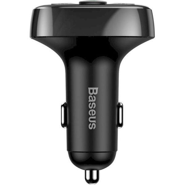 Автомобільне ЗУ Baseus FM Launcher S-09 Standart Edition 2.4A 2USB CCMT000001 Black 279539 фото