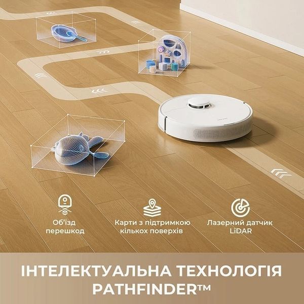 Робот-пилосос Dreame F10 (RLF11SA) White 394542 фото