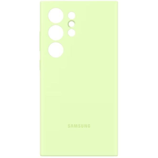 Чохол-накладка Samsung S24 Ultra Silicone Case EF-PS928TGEGWW LIGHT GREEN 287473 фото