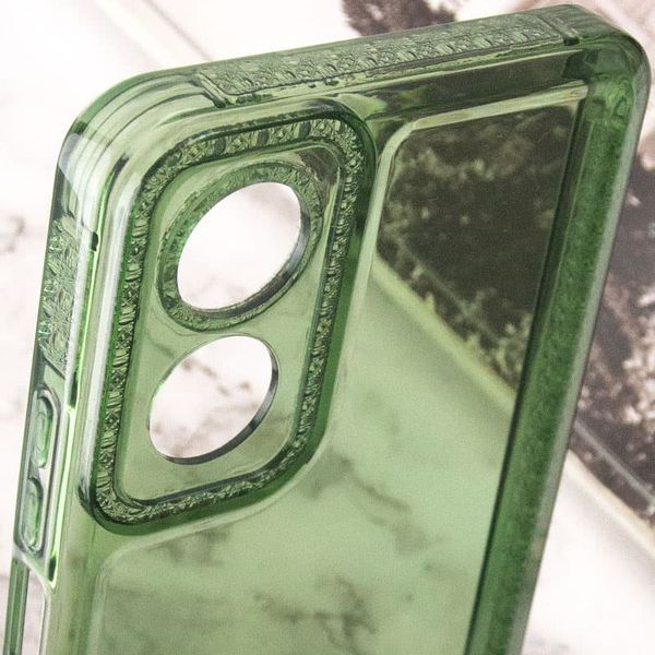 Чохол TPU Starfall Clear для Oppo A17 Зелений 272761 фото