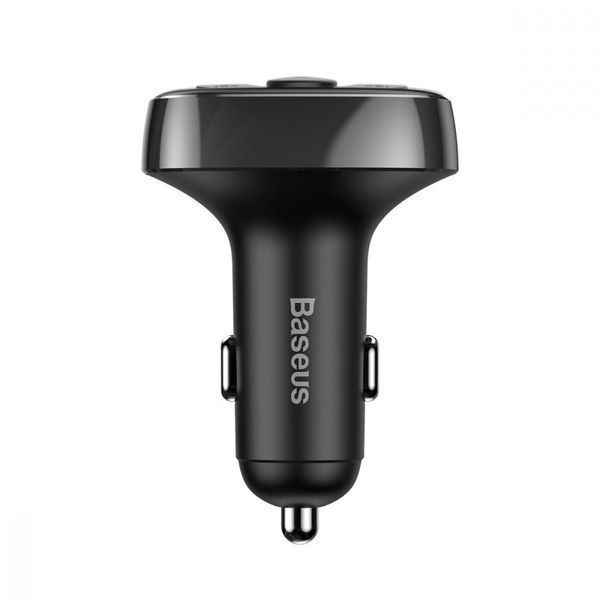 Автомобільне ЗУ Baseus FM Launcher S-09 Standart Edition 2.4A 2USB CCMT000001 Black 279539 фото