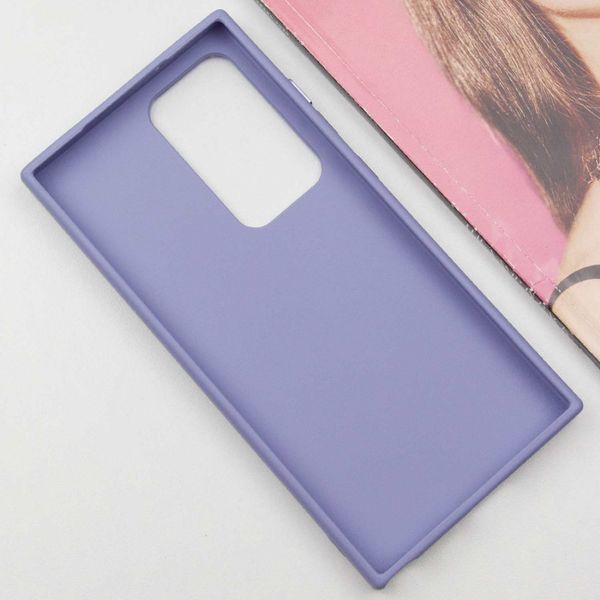 TPU чохол Bonbon Metal Style для Samsung Galaxy S24 Ultra Бузковий / Dasheen 284979 фото
