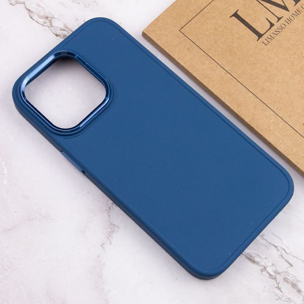 TPU чохол Bonbon Metal Style для Apple iPhone 14 Pro (6.1") Синій / Cosmos blue 257183 фото