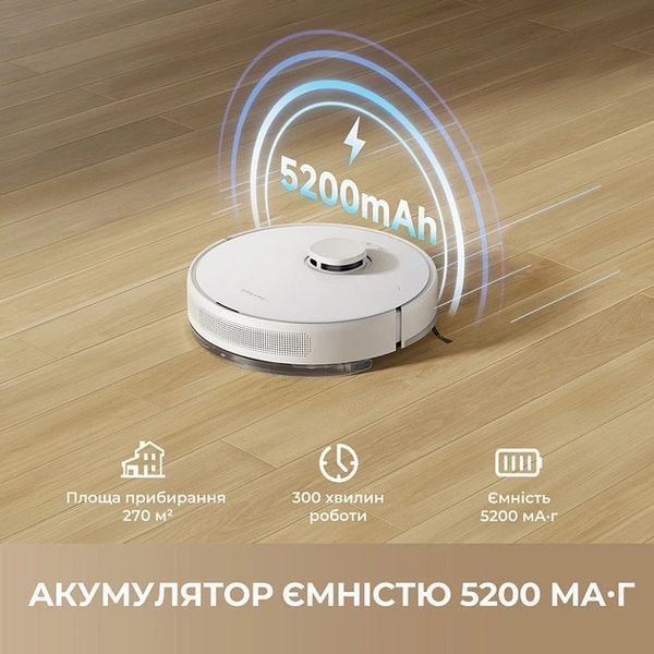 Робот-пилосос Dreame F10 (RLF11SA) White 394542 фото