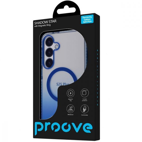 Чохол Proove Shadow Star Case with Magnetic Ring Samsung Galaxy S25 Plus purple 342007 фото