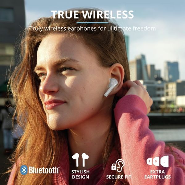Навушники Trust Nika Touch True Wireless Mic White 361961 фото