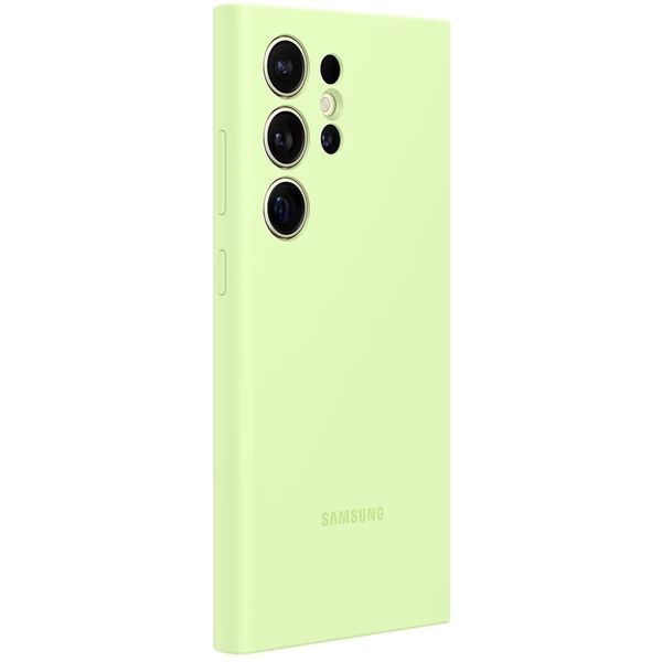 Чохол-накладка Samsung S24 Ultra Silicone Case EF-PS928TGEGWW LIGHT GREEN 287473 фото