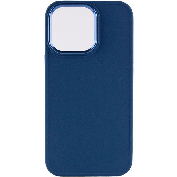 TPU чохол Bonbon Metal Style для Apple iPhone 14 Pro (6.1") Синій / Cosmos blue 257183 фото