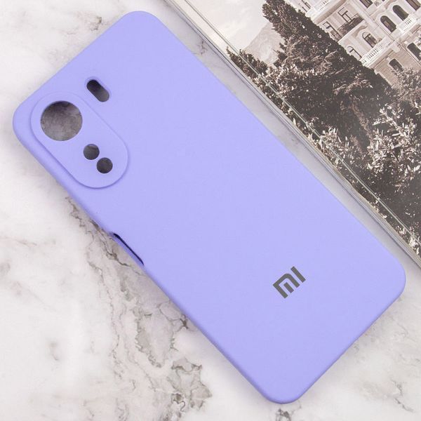 Чохол Silicone Cover Lakshmi Full Camera (AAA) with Logo для Xiaomi Redmi 13C / Poco C65 Бузковий / Dasheen 295344 фото