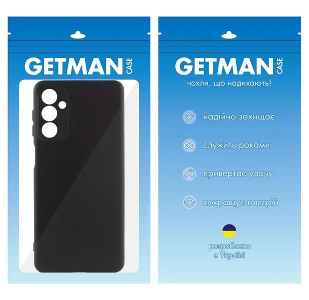 Чохол TPU GETMAN Liquid Silk Full Camera для Samsung Galaxy A05s Чорний / Black 323739 фото