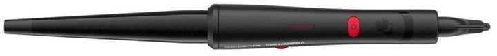 Плойка Rowenta x Karl Lagerfeld Conical Curler, конусна, 40Вт, 120-200С, турмалін, чорний (CF324LF0) 369013 фото