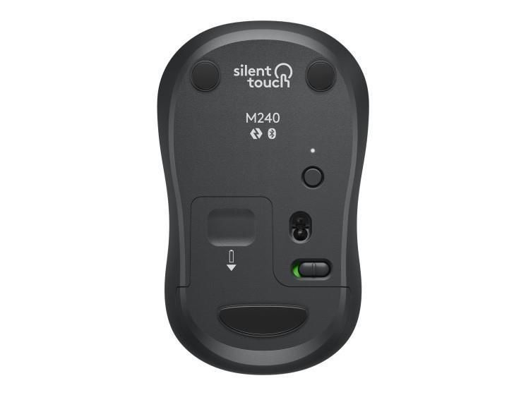 Маніпулятор миша бездротова LOGITECH M240 for Business - GRAPHITE - 2.4GHZ/BT (910-007182) 349592 фото
