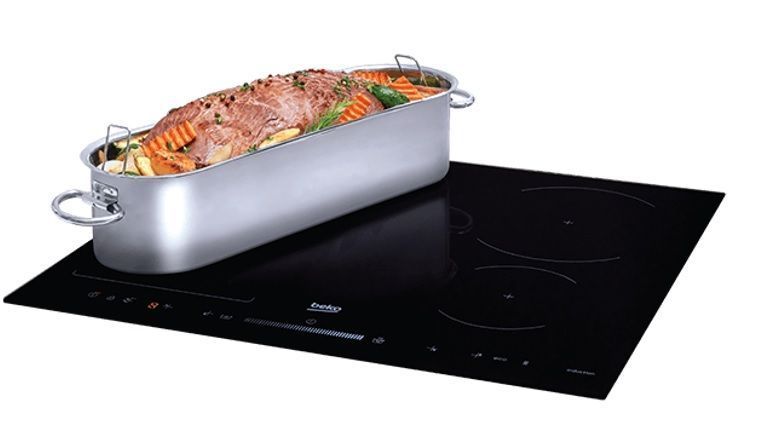 Варильна поверхня Beko індукційна, 60см, розширена зона, чорний (HII64500UFT) 367375 фото