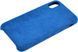 Чохол-накладка iPhone XS Max Alcantara Hard case Blue 128950 фото 3