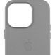 Чохол-накладка Apple iPhone 16 Pro Apple Leather Case with Animation & MagSafe Light grey 380380 фото 2