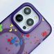 Чехол TPU+PC Flush with MagSafe для Apple iPhone 14 Pro (6.1") Dark purple 312590 фото 4
