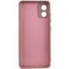 Чохол TPU GETMAN Liquid Silk Full Camera для Motorola Moto E13 Рожевий / Pink Sand 323846 фото 3