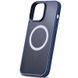 TPU+PC чохол Metal Buttons with MagSafe для Apple iPhone 13 (6.1") Синій 250408 фото 4