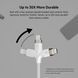 Кабель USB-A > Lightning заряджання/синхронізації Belkin 1м, плетений, силіконовий, з ремінцем на магніті, білий (CAA010BT1MWH) 366623 фото 25
