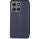 Шкіряний чохол-книжка Classy для Motorola Moto G15 4G Темно-синій 377809 фото 2
