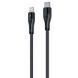 Кабель Proove Soft Silicone Type-C to Lightning 27W (2m) (CCSO27002121) black 389310 фото 1