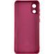 Чохол Silicone Cover Lakshmi Full Camera (A) для Samsung Galaxy A03 Core Бордовий / Marsala 248682 фото 2