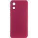 Чохол Silicone Cover Lakshmi Full Camera (A) для Samsung Galaxy A03 Core Бордовий / Marsala 248682 фото 1