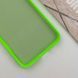 Чохол TPU GETMAN Liquid Silk Full Camera для Samsung Galaxy S21 FE Салатовий / Neon Green 354332 фото 3