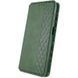 Шкіряний чохол книжка GETMAN Cubic (PU) для Samsung Galaxy A14 4G/5G Зелений 269047 фото 4