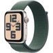 Смарт-годинник Apple Watch SE 2024 GPS 44mm Starlight Aluminium Case With Lake Green Sport Loop MXEW3 330605 фото 1