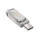 Накопичувач SanDisk 64GB USB 3.1 Type-A + Type-C Dual Drive Luxe Срібний (SDDDC4-064G-G46) 375391 фото 4