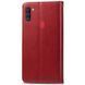 Шкіряний чохол книжка GETMAN Gallant (PU) для Samsung Galaxy A11 Червоний 285406 фото 3