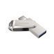 Накопичувач SanDisk 64GB USB 3.1 Type-A + Type-C Dual Drive Luxe Срібний (SDDDC4-064G-G46) 375391 фото 3