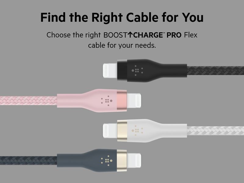 Кабель USB-A > Lightning заряджання/синхронізації Belkin 1м, плетений, силіконовий, з ремінцем на магніті, білий (CAA010BT1MWH) 366623 фото
