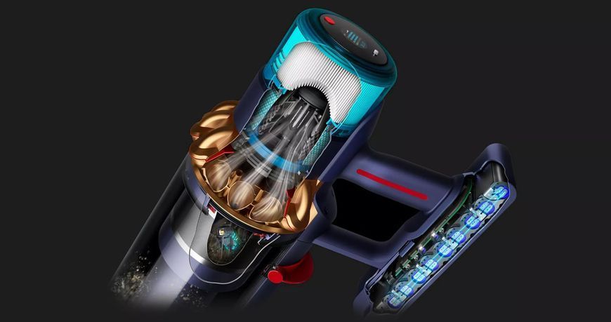 Вертикальний Пилосос Dyson Gen5outsize Absolute Blue/Copper (447308-01) 278516 фото
